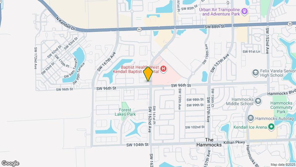 9593 SW 162nd Ct Map and Location Details