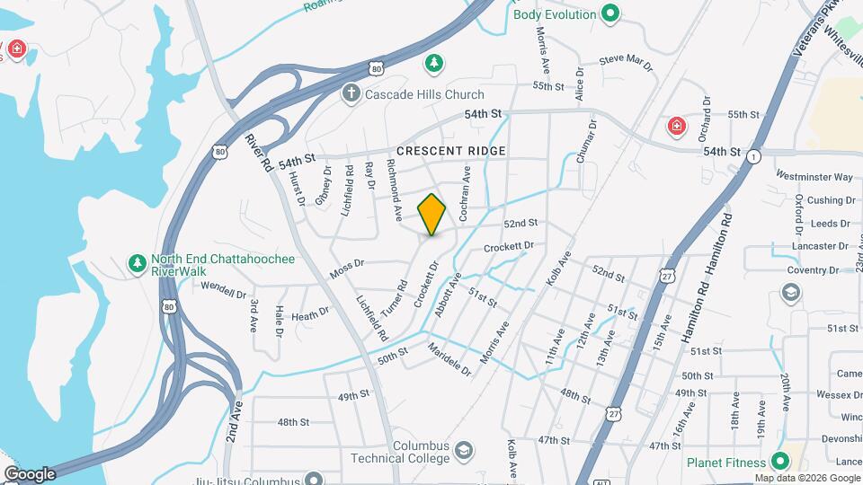 830 Turner Rd Map and Location Details