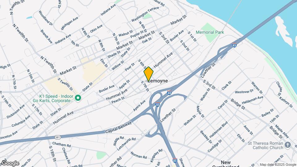 629 Herman Ave, Unit First Floor Map and Location Details