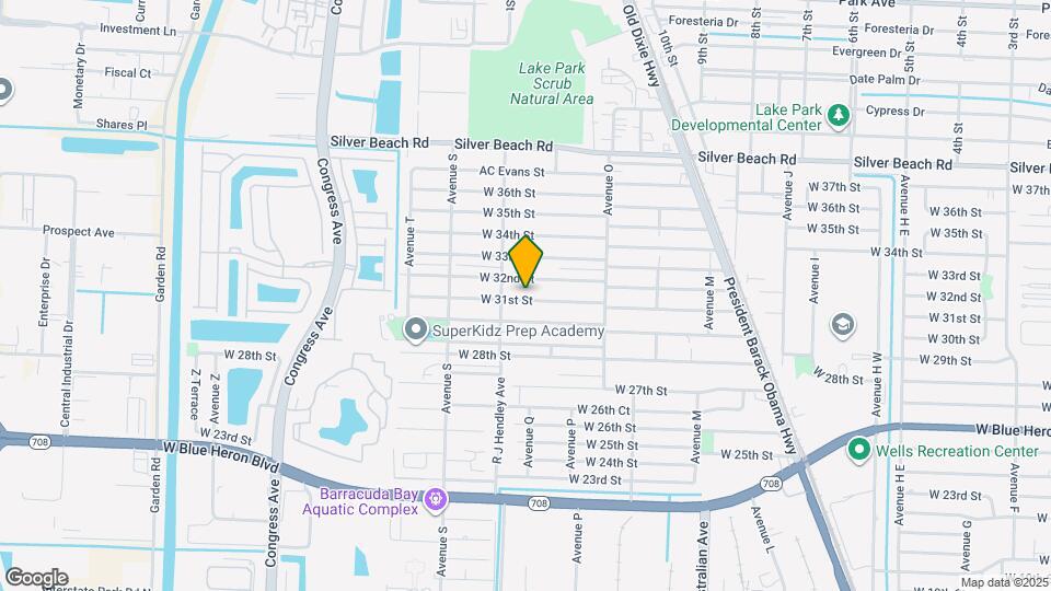 1448 W 31st St Map and Location Details