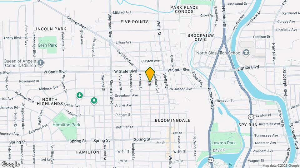 2118 Short St Mapa y Detalles de la Ubicación