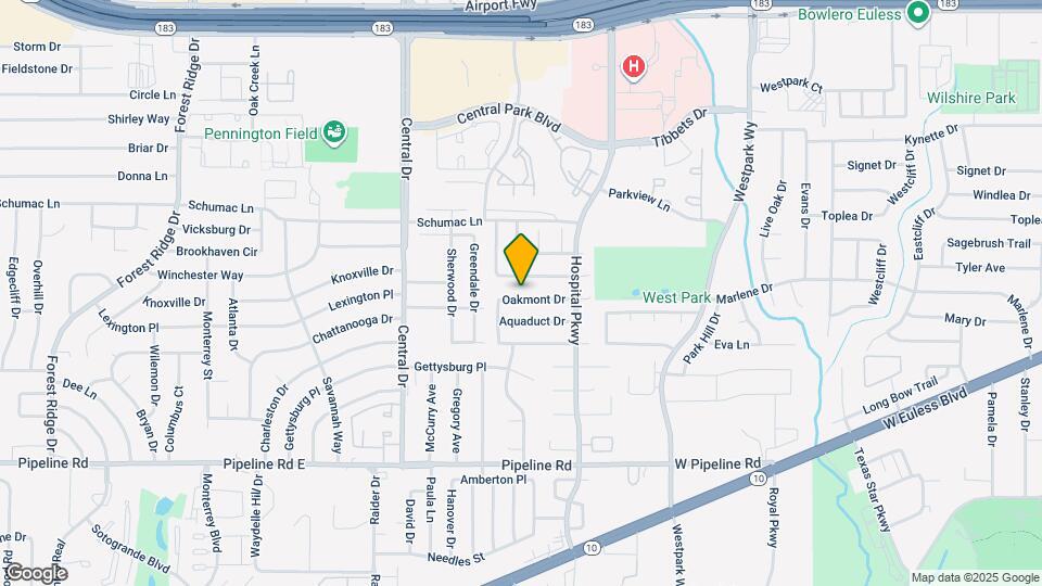 2329 Oakmont Dr Map and Location Details