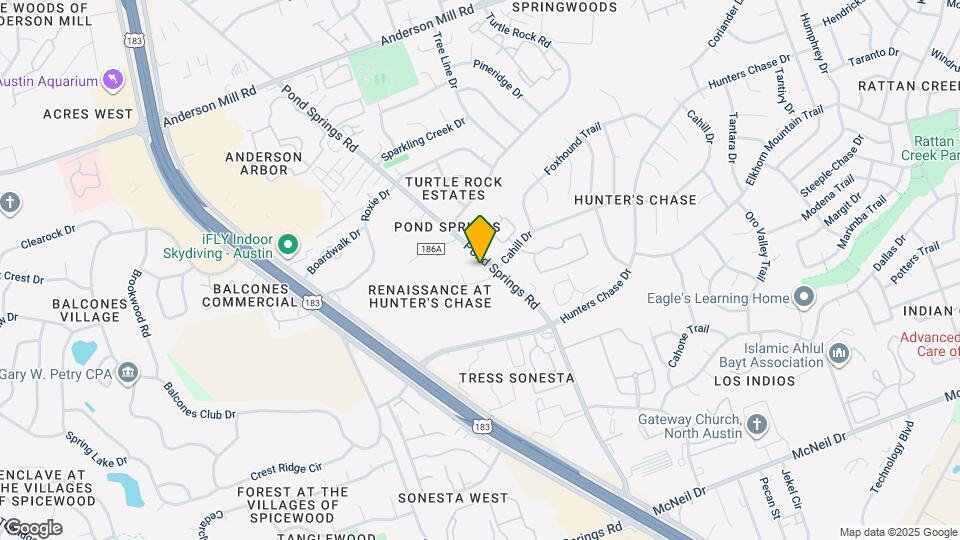 13130 Pond Springs Rd Map and Location Details