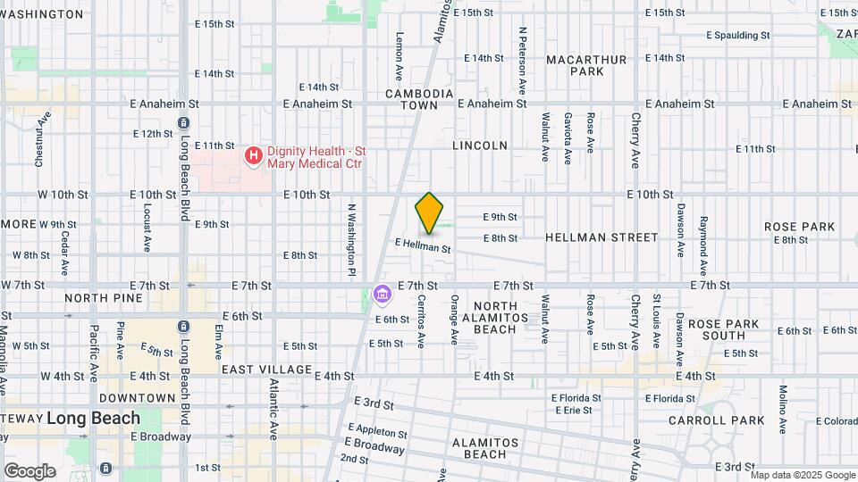 1123 E Hellman St Map and Location Details