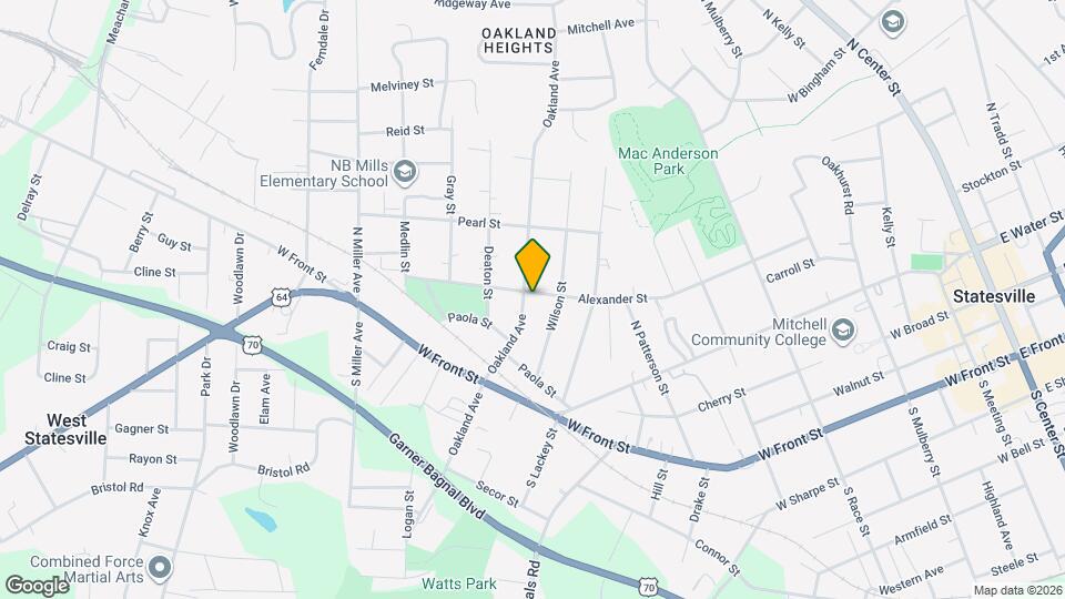 1151 Alexander St, Unit 1151 Map and Location Details