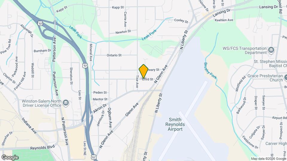 816 Efird St Map and Location Details