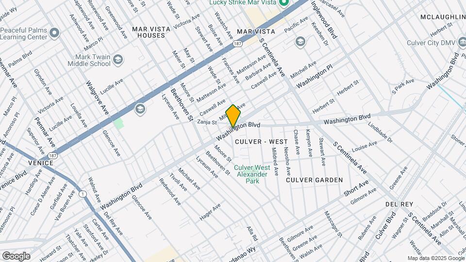 12572 Washington Blvd Map and Location Details