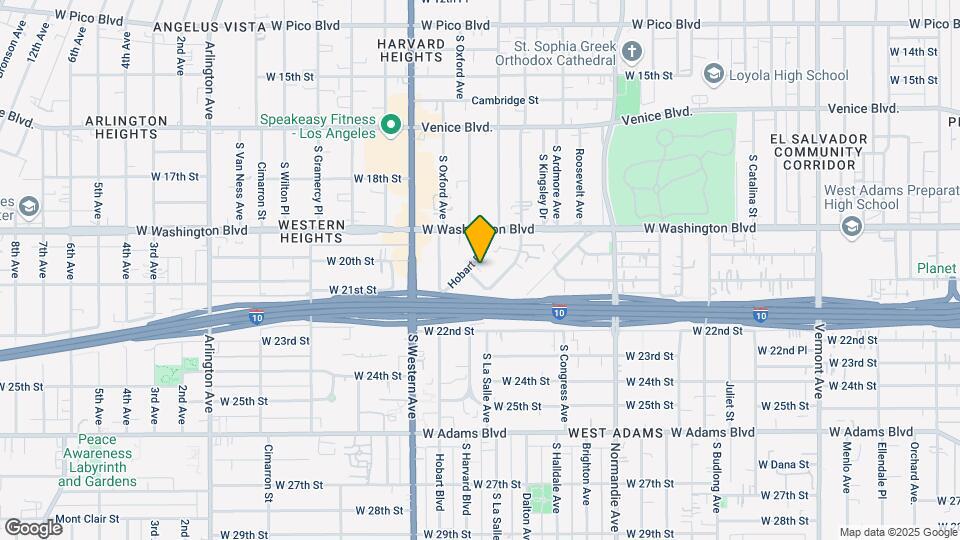 2060 S Hobart Blvd Map and Location Details