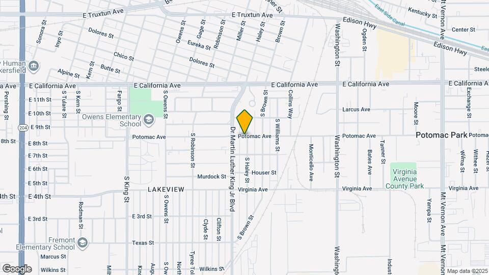 730 S Haley St Map and Location Details