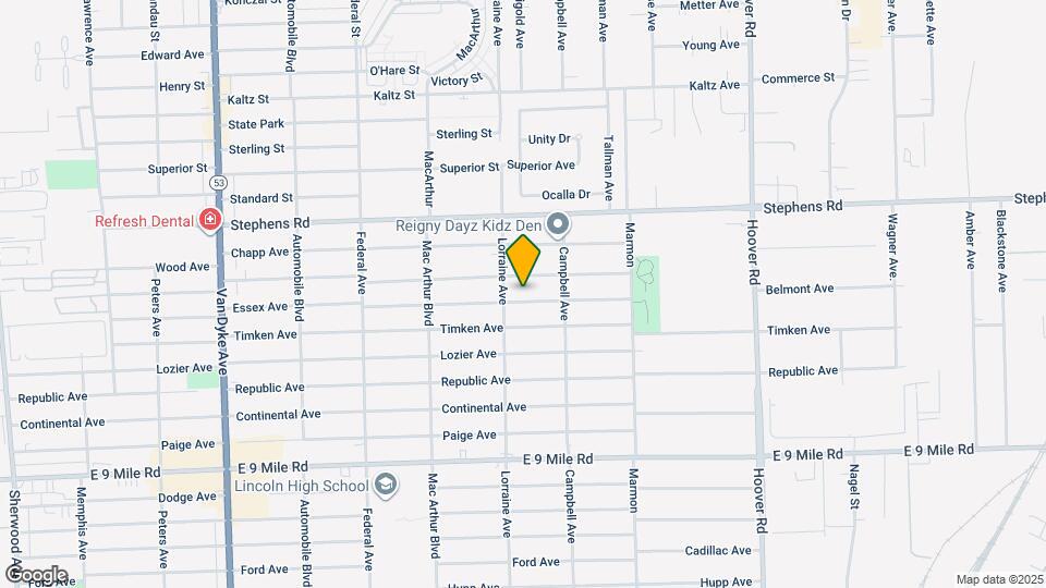 11035 Essex Ave Map and Location Details