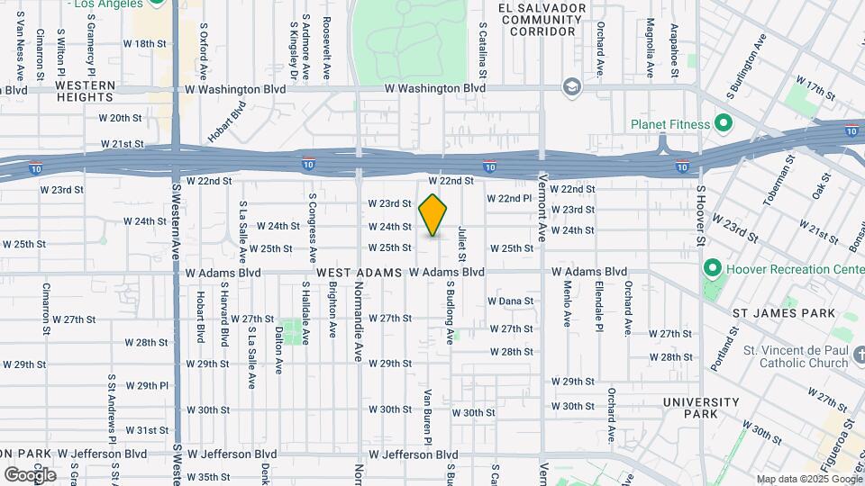 2417 S Budlong Ave Map and Location Details