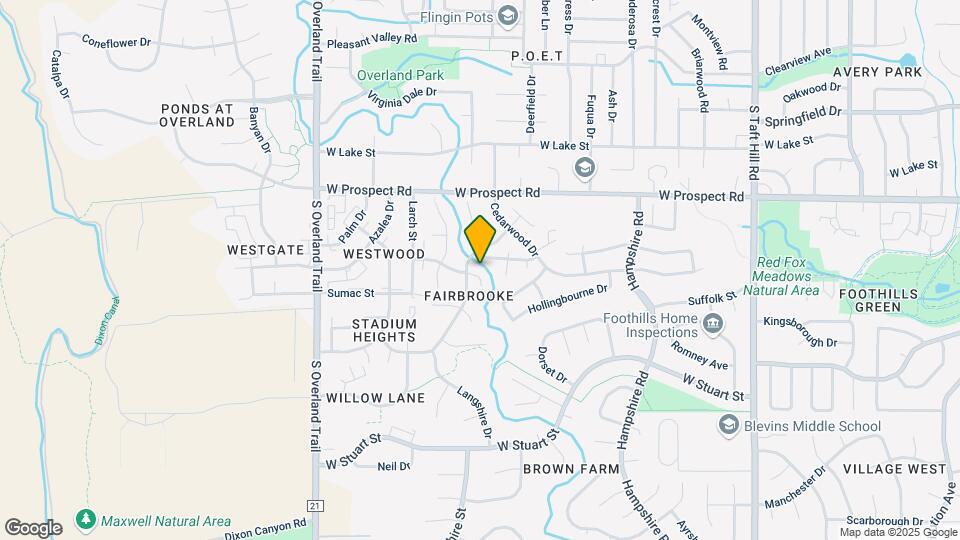 2636 Somerville Ct Map and Location Details