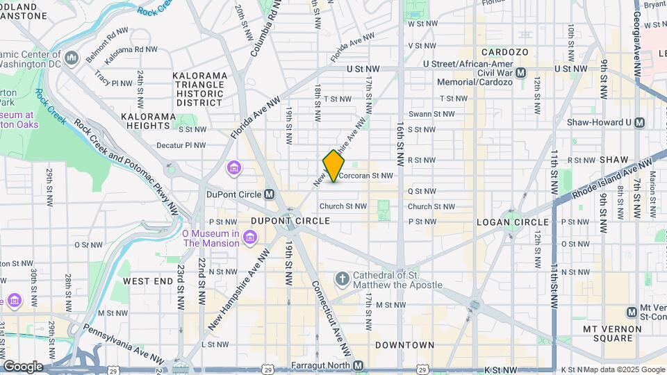 1753 Q St NW Map and Location Details