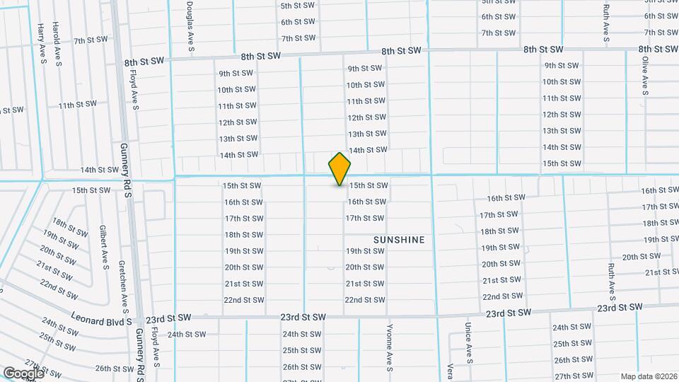 3903 15th St SW Map and Location Details