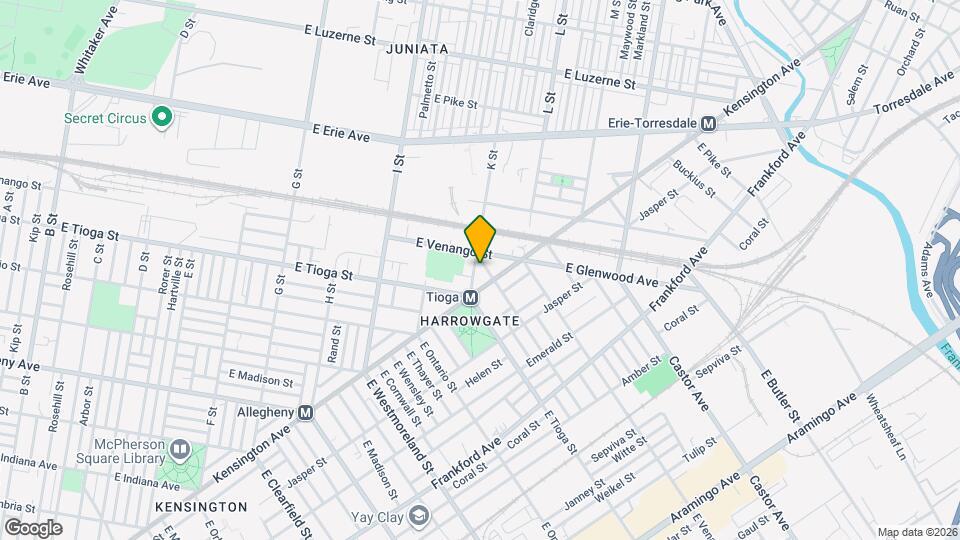 3533 K St Map and Location Details