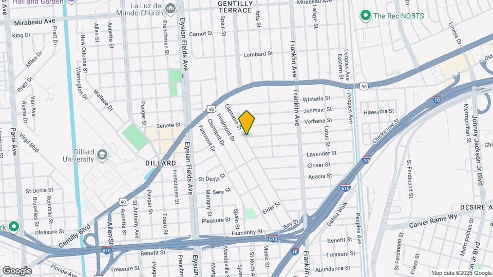 3923 Clematis St Map and Location Details