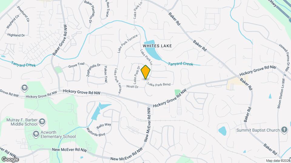 4865 Lake Park Ln Map and Location Details