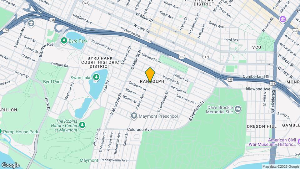 1733 Lakeview Ave Map and Location Details