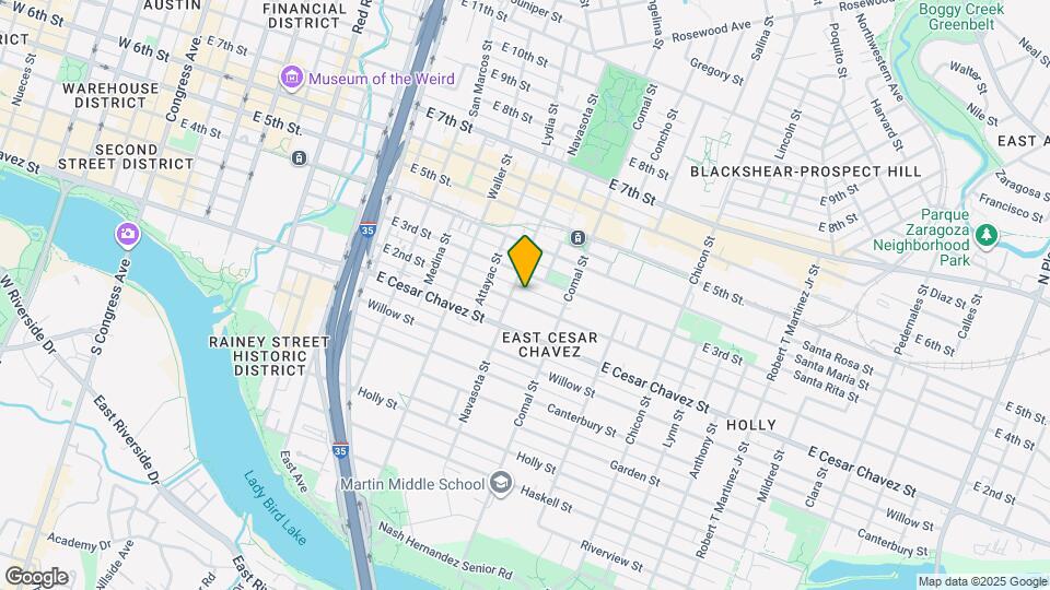 1406 E 2nd St Map and Location Details