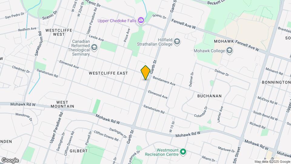 850 Garth St Map and Location Details