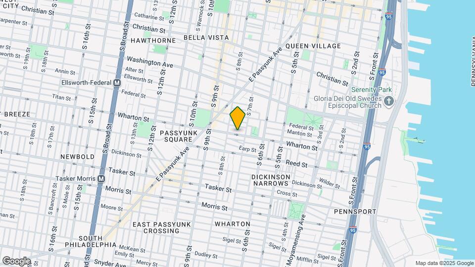 721 Wharton St, Unit 3 Map and Location Details