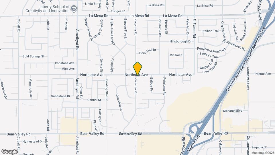 12481 Pacoima Rd Map and Location Details