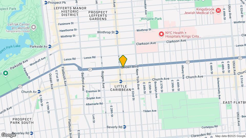 264 Linden Blvd Map and Location Details