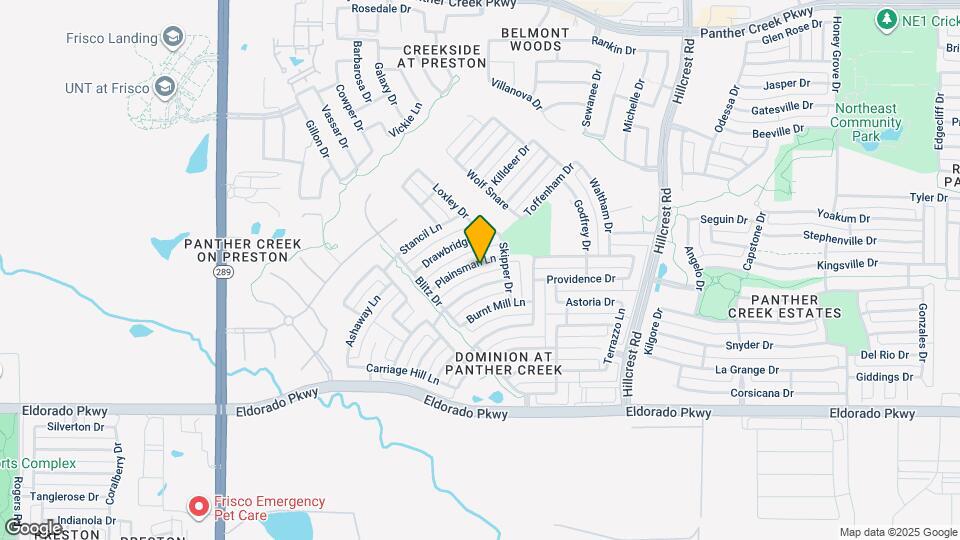 10187 Plainsman Ln Map and Location Details