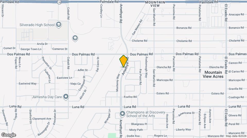 13591 Monterey Way Map and Location Details
