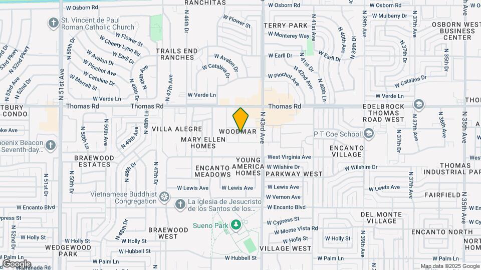 2674 N 43rd Ave Mapa y Detalles de la Ubicación