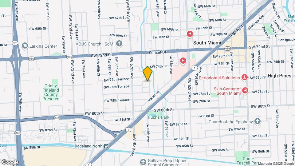 6520 SW 76th St Map and Location Details