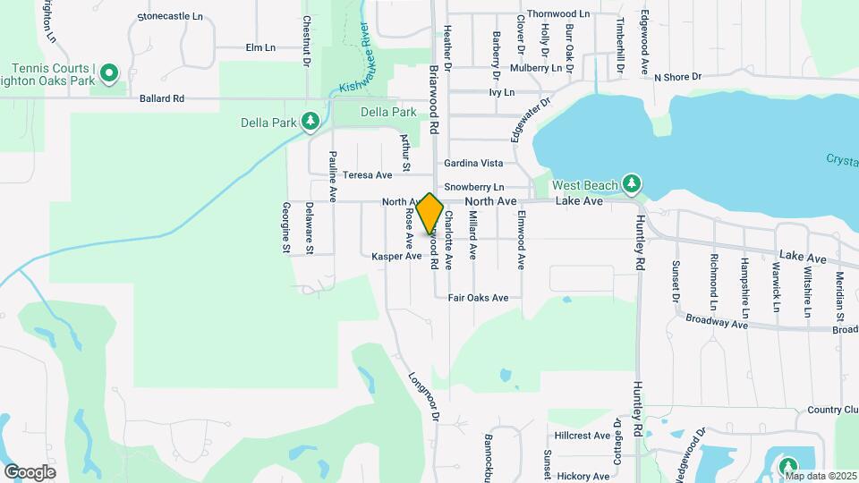 6617 Briarwood Dr Mapa y Detalles de la Ubicación