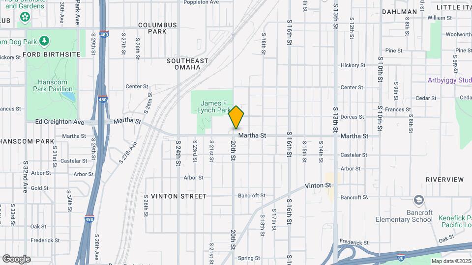 2233 S 20th St Map and Location Details