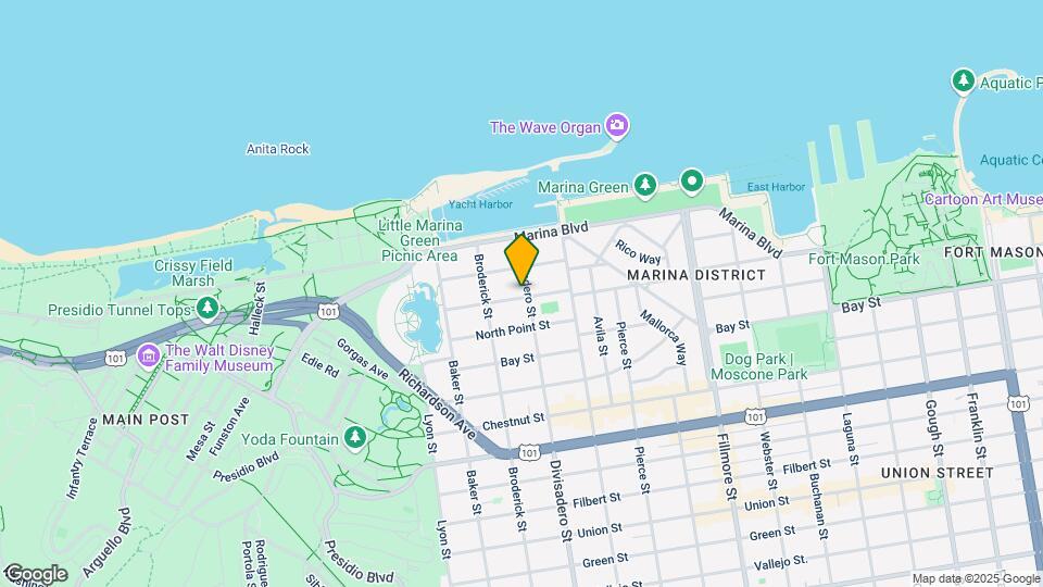 3701 Divisadero St Mapa y Detalles de la Ubicación
