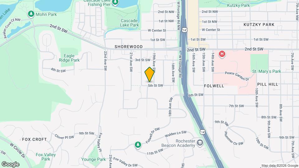 1909 5th St SW Map and Location Details