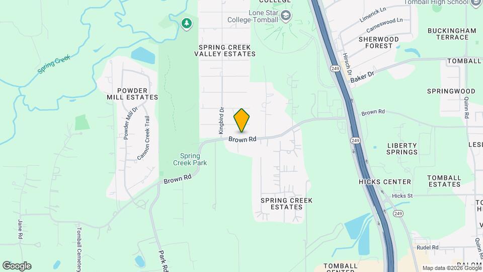 14722 Brown Rd Map and Location Details