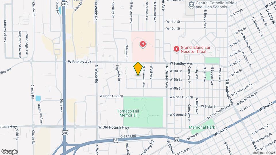 2712 W 5th St Map and Location Details