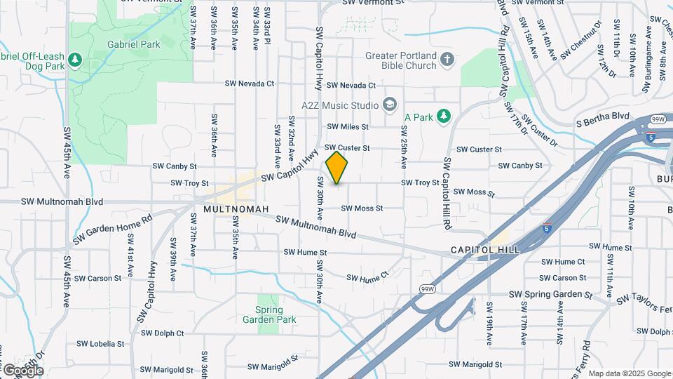 2814-2826 SW Troy St Mapa y Detalles de la Ubicación