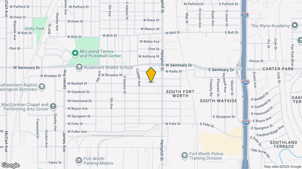 808 W Beddell St Map and Location Details