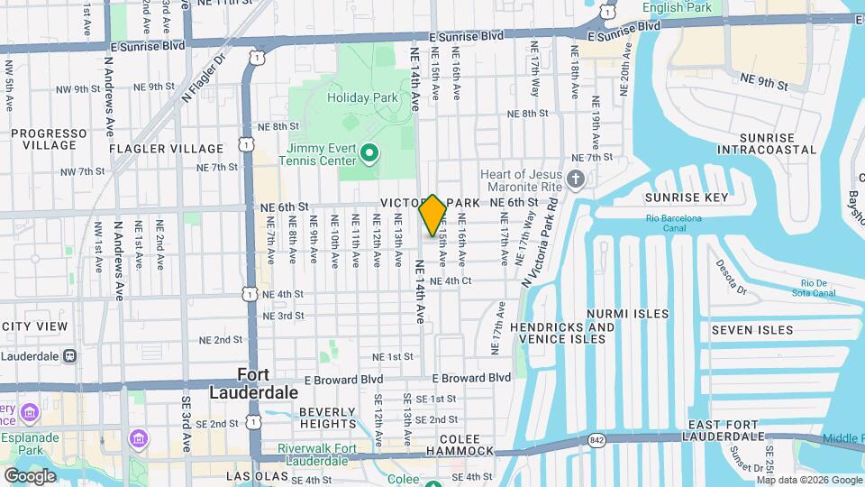 1410 NE 5th St Mapa y Detalles de la Ubicación