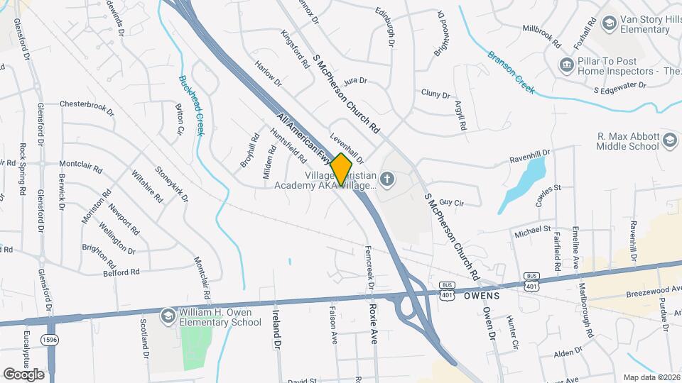 4200 Ferncreek Dr Map and Location Details