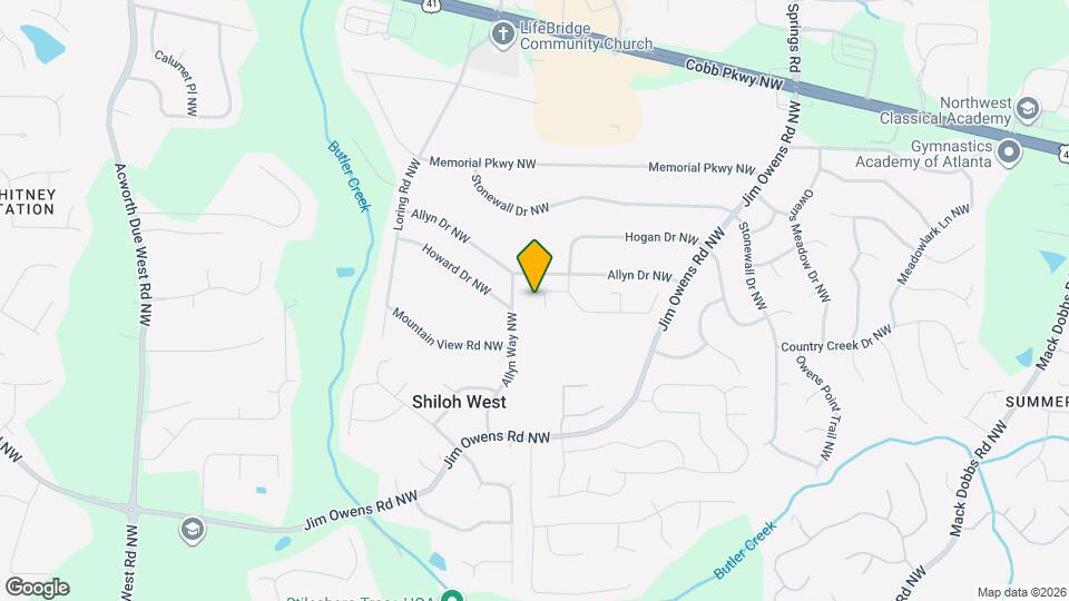 3738 Valley Spring Dr Map and Location Details