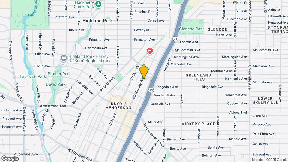 4810 McKinney Ave Map and Location Details