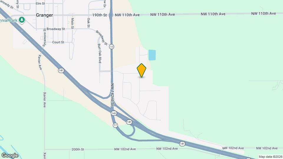 1709 Crabapple Ln Map and Location Details