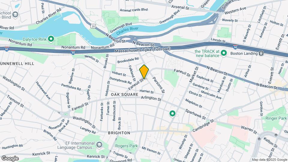 168 Faneuil St, Unit 2 Map and Location Details