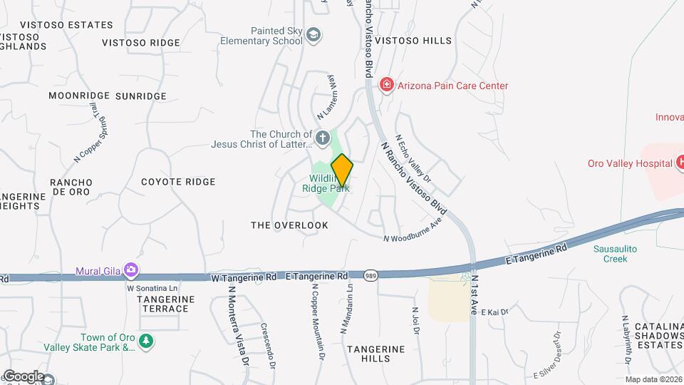 12229 N Brightridge Dr Map and Location Details