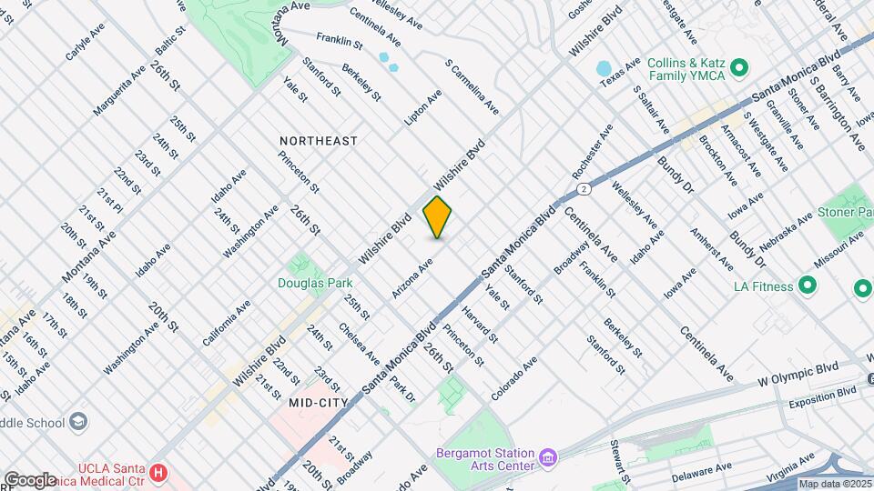 2831 Arizona Ave Map and Location Details