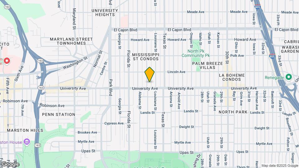 3919 Mississippi St Mapa y Detalles de la Ubicación
