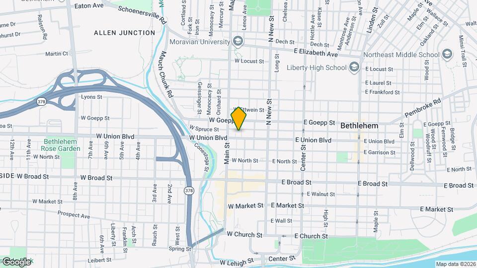 68 W Union Blvd Map and Location Details