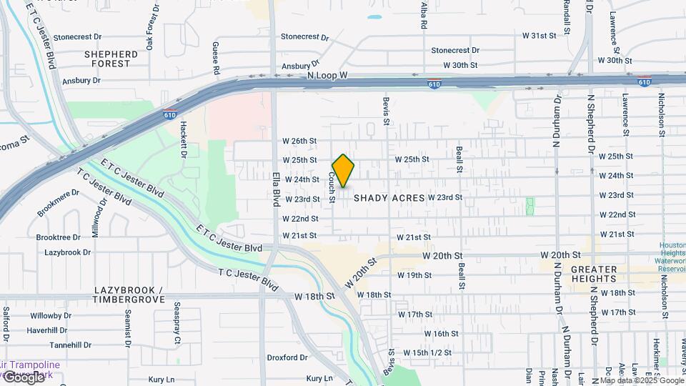 1427 W 23rd St Map and Location Details